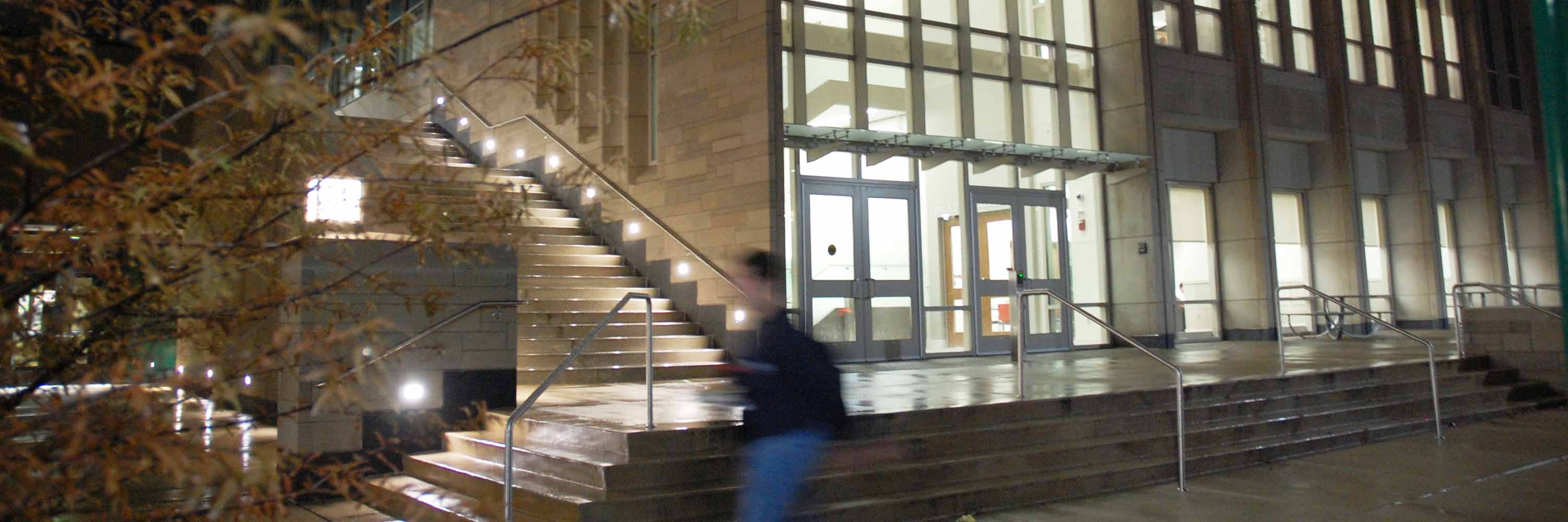 O'Neill building at night